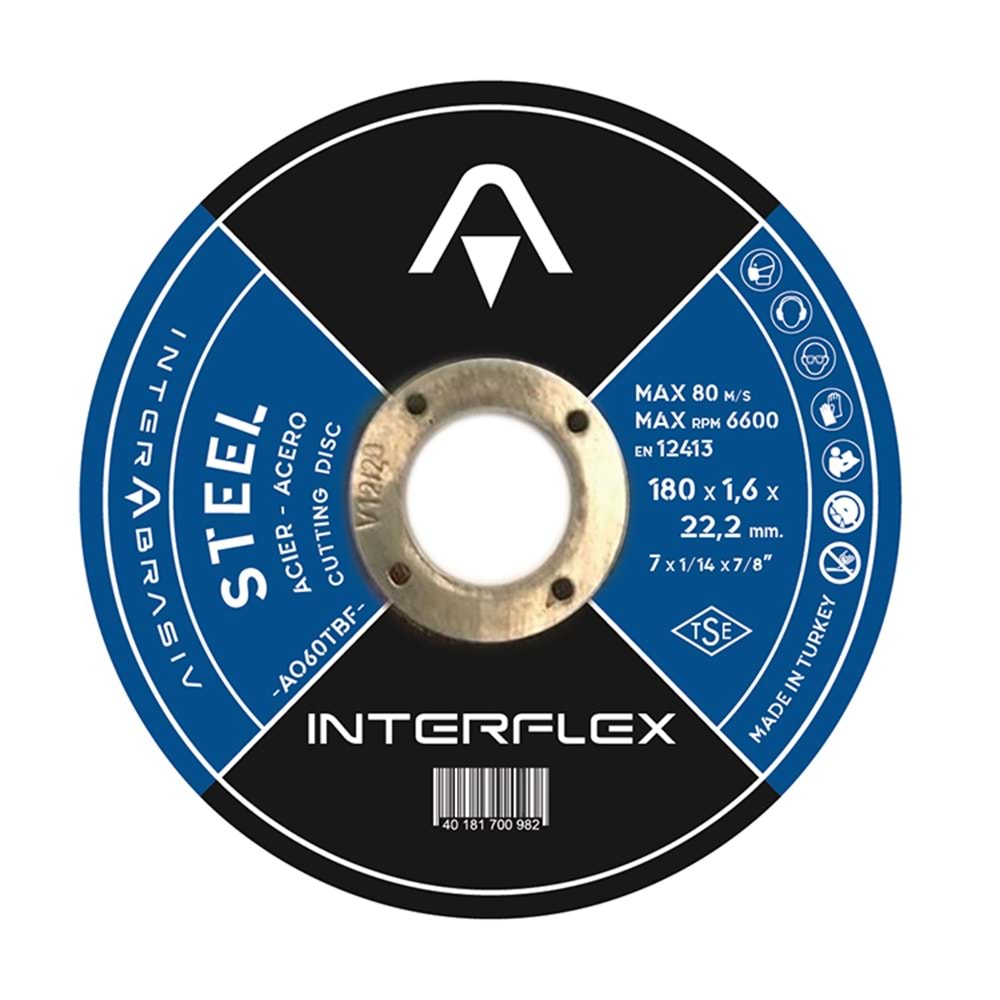 İnterflex Metal Kesici Taş Disk 230x3.0x22.23 mm