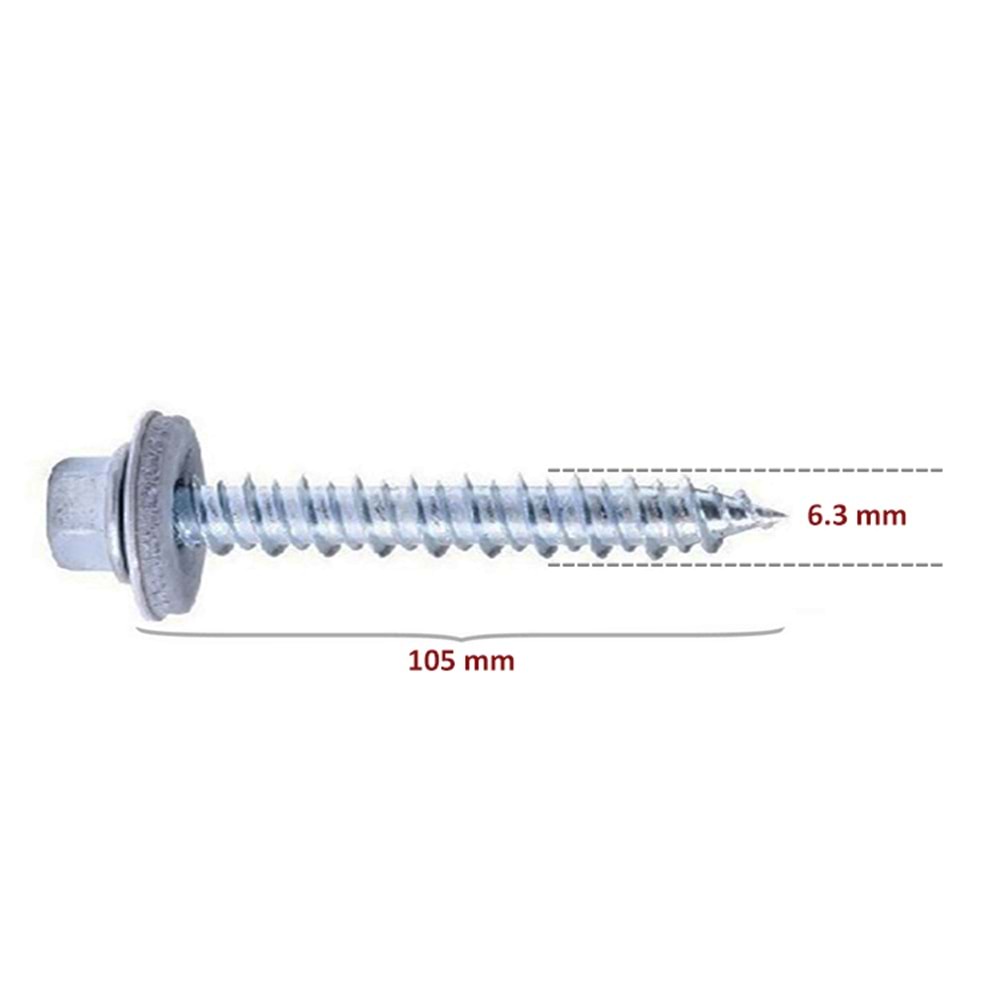 Ahşap Çatı Vidası 6,3x105mm Betofast