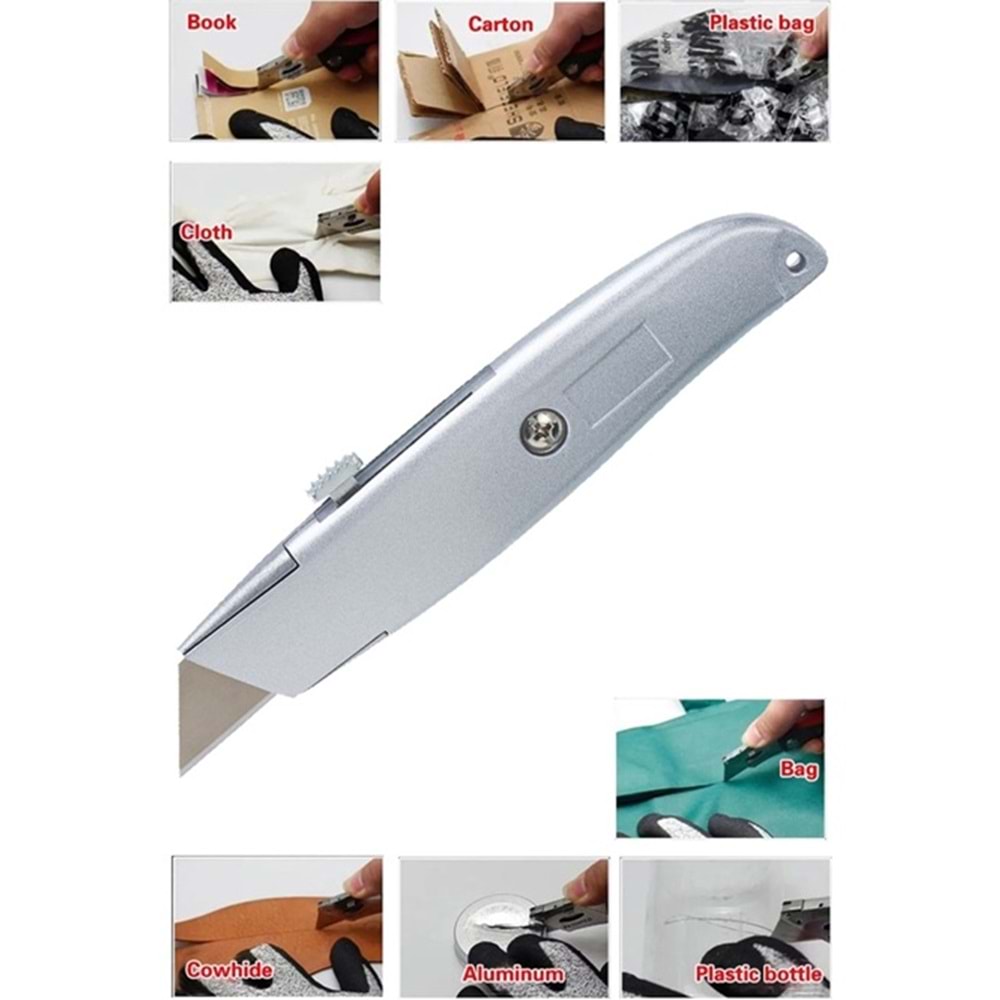 Çakı Tipi Halı Falçatası Metal Maket Bıçağı