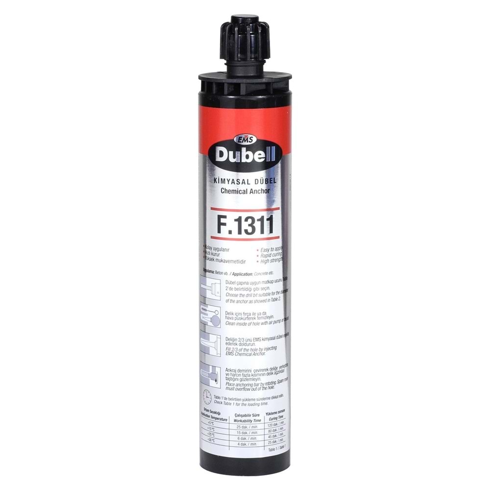 Ems Kimyasal Dübel E.1311 Epoksi 300ml