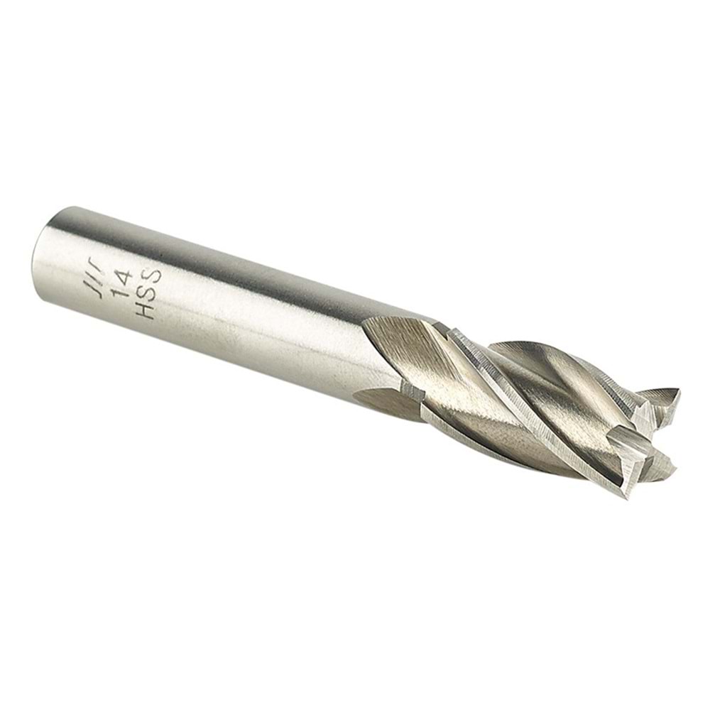 GFB HSS 4 Ağızlı Standart Parmak Freze 6mm