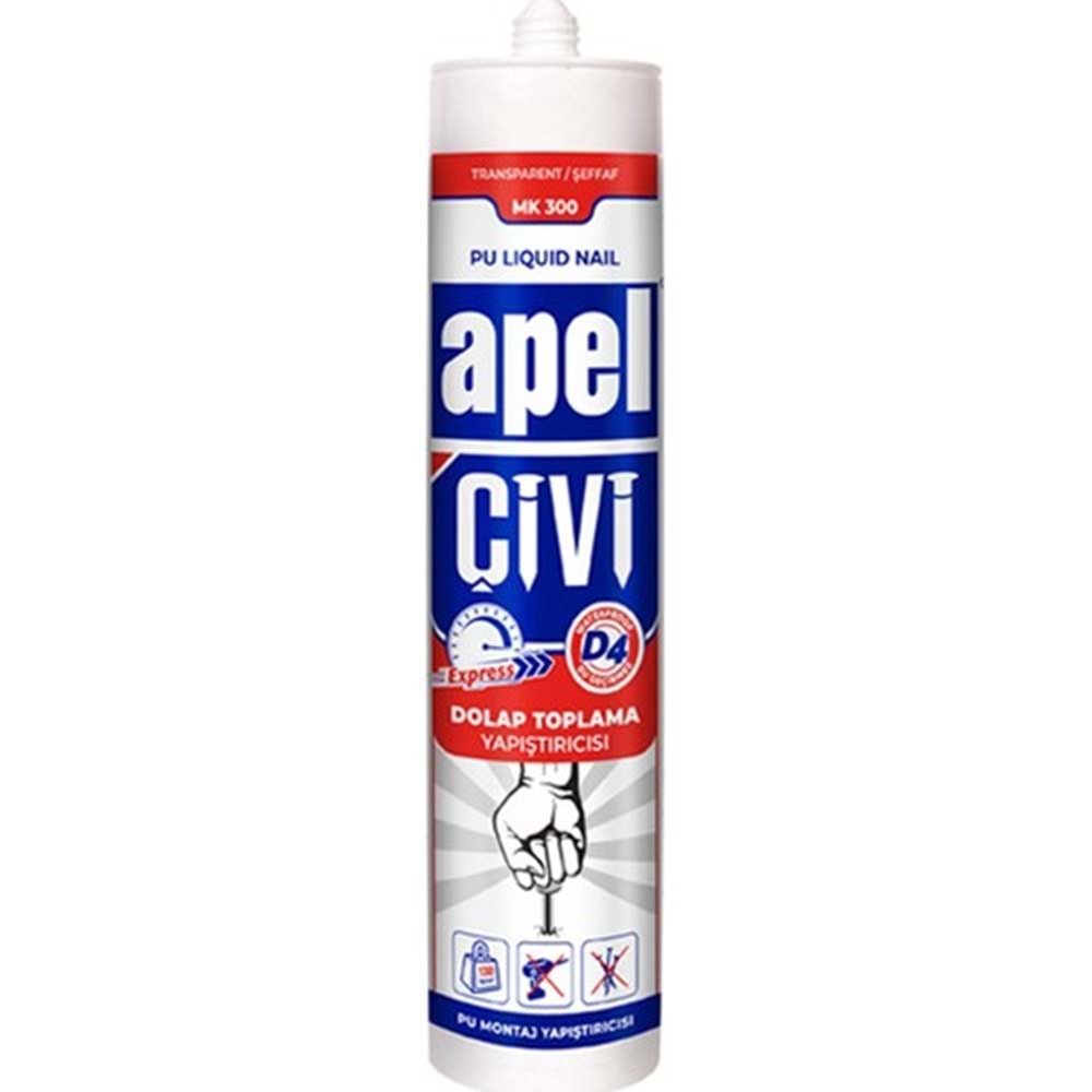 Apel Sıvı Çivi D4 390 Gr