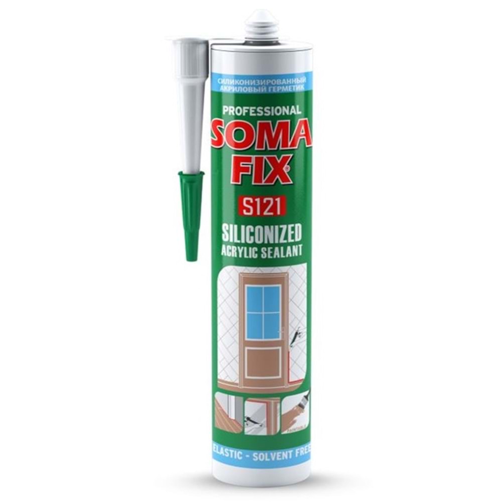 Somafix Silikonize Mastik Altınmeşe 500gr
