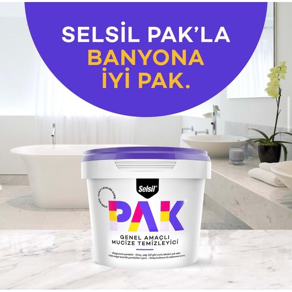 Selsil PAK Krem Genel Amaçlı Mucize Temizleyici 500gr
