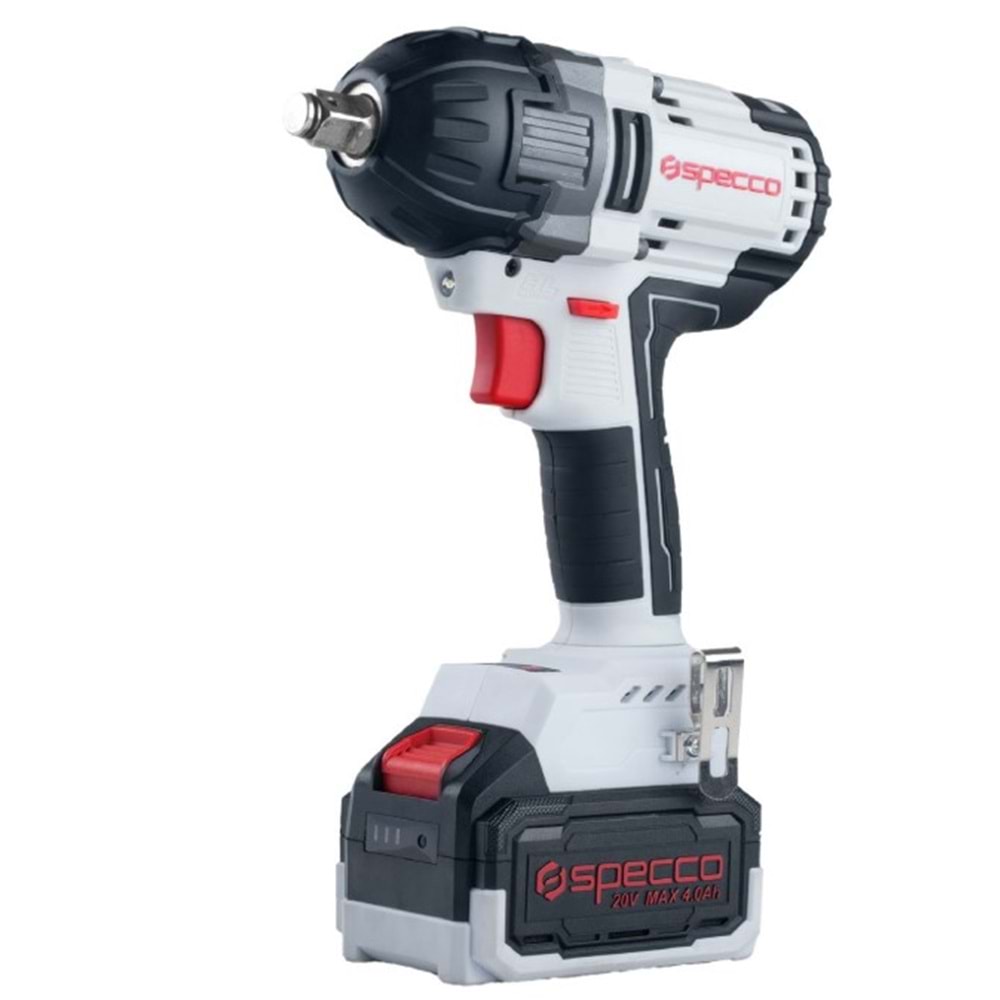 Specco Akülü Şarjlı Darbeli Somun Sökme 20V 4Ah 1/2 INC