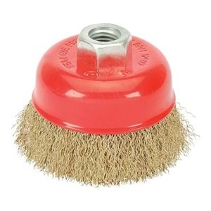 Çanak Tel Fırça Saçaklı 100mm