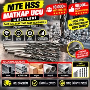 MTE Hss Matkap Ucu DIN338 7,5mm
