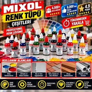 Mixol Renk Tüpü Deve Tüyü No:19 - 20ml