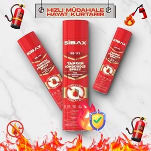 Sibax SB112 Yangın Söndürücü Sprey 1000ml