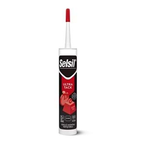 Selsil 290 ml Ultra High Tack Hibrit Çok Amaçlı Korniş/Kornej Yapıştırıcı Beyaz