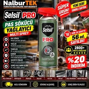 Selsil Pro Pas Sökücü Yağlayıcı Multi Sprey Kobra Başlık 400ml
