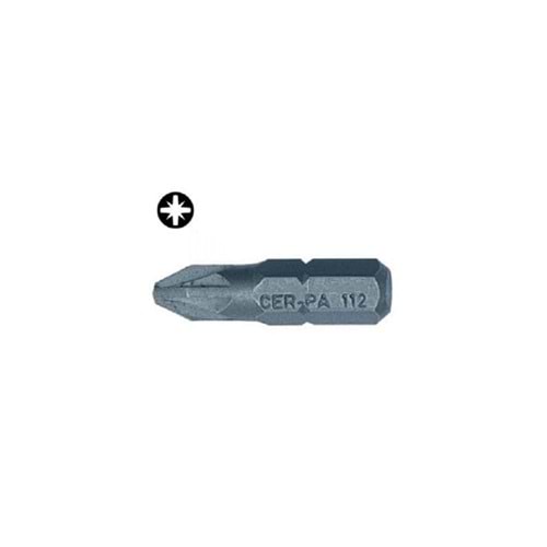 Cer-pa Pozidiriv Bits Ucu Yıldız PZ2x25mm