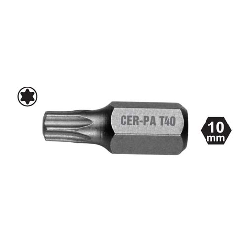Cer-pa X-Plus H10 Torx BitsTorks Uç Ucu 30mm T55