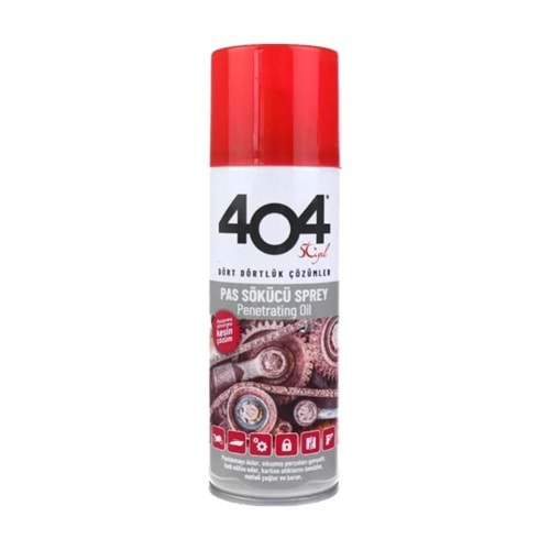 404 Pas Sökücü ve Yağlayıcı Sprey 200ml