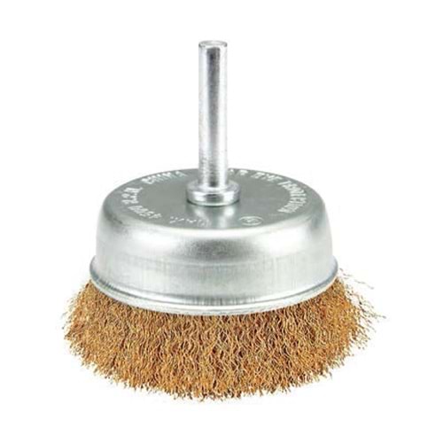 Çanak Tel Fırça Pimli Saçaklı 65mm