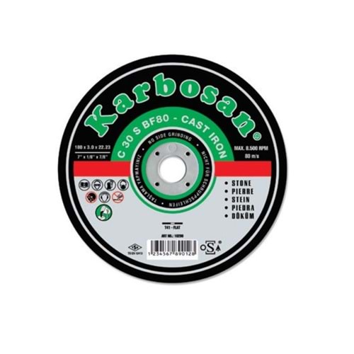 Karbosan Mermer Kesici Taş Disk 115x2.5x22.23