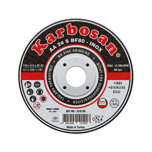 Karbosan İnox Kesici Thin Line 230x1.9x22.23