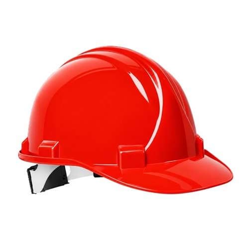Vidalı Ayarlı Baret Mühendis Tipi Kırmızı CE