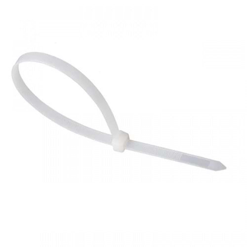 Cırt Kelepçe Kablo Bağı Beyaz 8x450mm 100 Ad