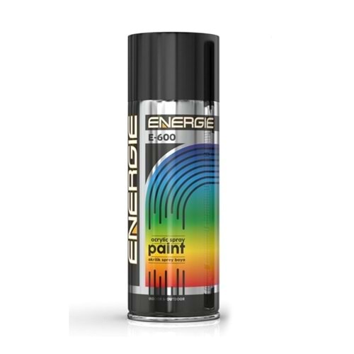 Energie 9005 Sprey Boya 400ml Parlak Siyah