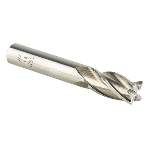 GFB HSS 4 Ağızlı Standart Parmak Freze 6mm