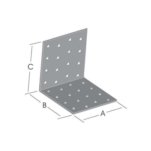 Masa Gönye Sac Köşebent 80x120x120 mm