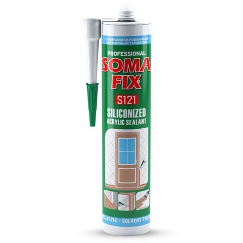 Somafix Silikonize Mastik Antrasit 500gr
