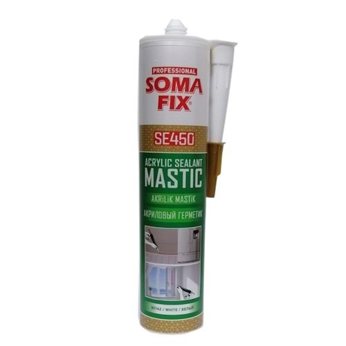 Somafix Akrilik Mastik Beyaz 450gr