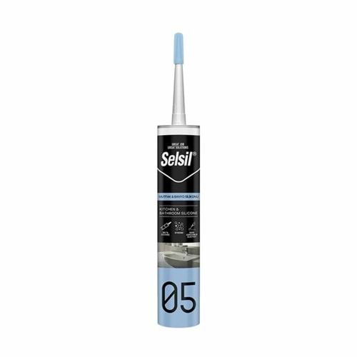 Selsil Duşakabin Mutfak Banyo Silikonu Şeffaf 280ml