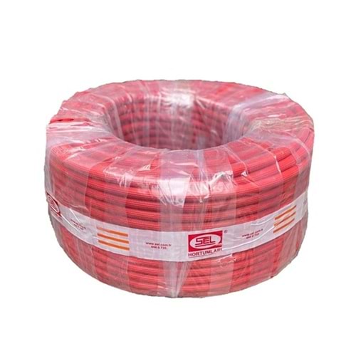 Sel Thermo Termo Hava Hortumu Kırmızı 100mt 10mm