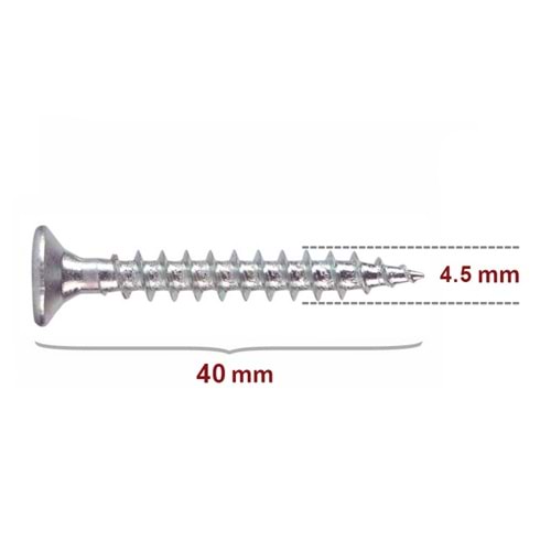Sunta Vidası 4,5x40 (200 Adet)