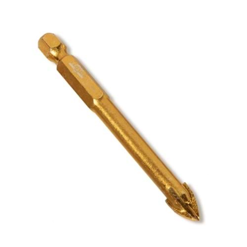 Titex Bits Saplı Cam Seramik Fayans Delme Matkap Ucu 10mm
