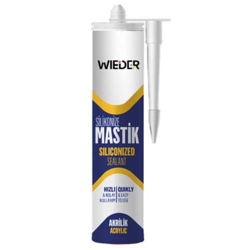 Wieder Silikonize Mastik Beyaz 450gr