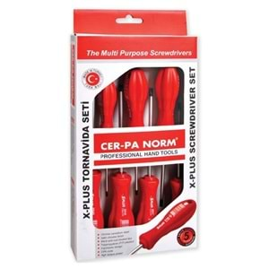 Cer-pa X-Plus Torx Tornavida Seti Takımı 7 Parça