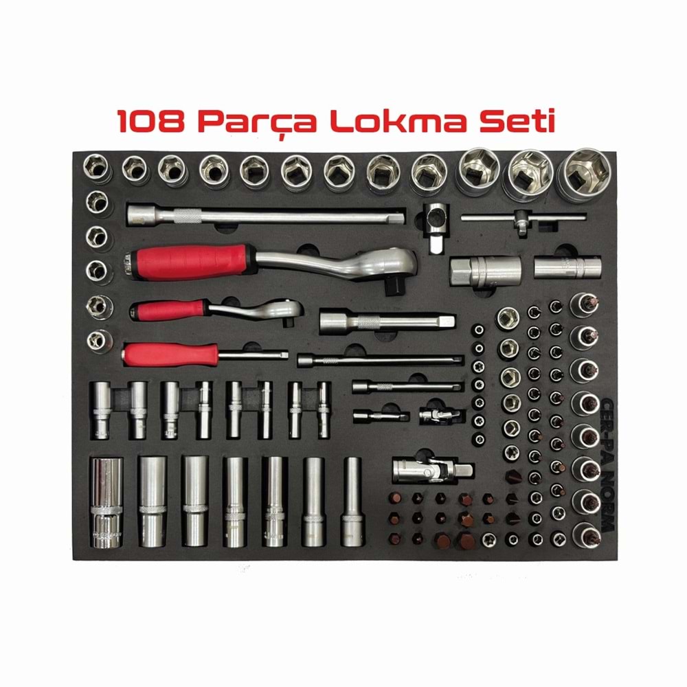 Cer-pa Dolu Takım Arabası 210 Parça