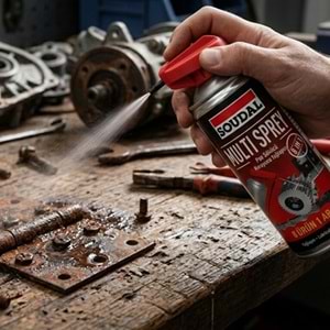 Soudal Pas Sökücü Yağlayıcı Multi Sprey 400 ml Kobra Başlık