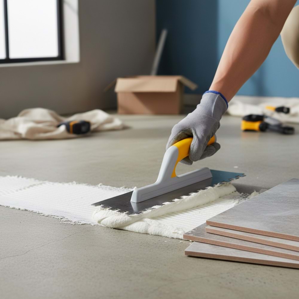 Kristal Seramik Malası Plastik Saplı 10x10 35cm