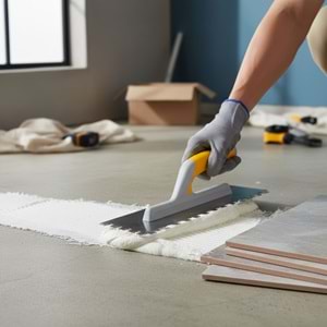 Kristal Seramik Malası Plastik Saplı 10x10 35cm