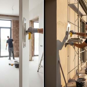 Kristal Alçı Malası Plastik Saplı 30cm