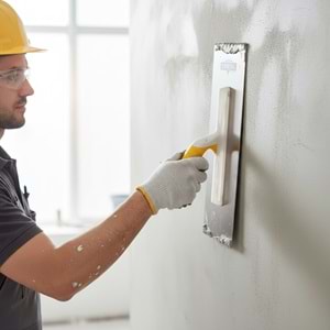 Kristal Alçı Malası Plastik Saplı 40cm