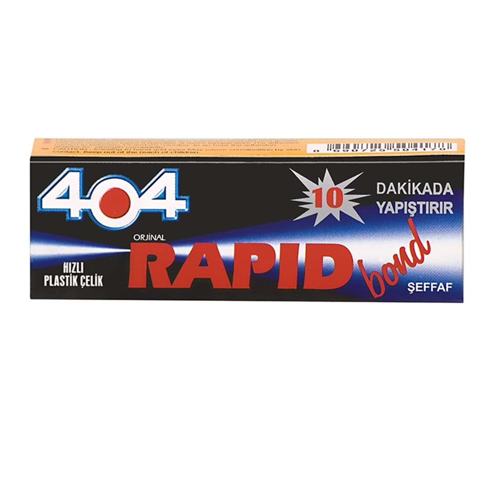 404 Plastik Çelik Rapid Bond 10dk 16 gr