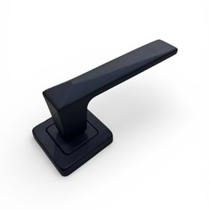 Almira Rozetli Kapı Kolu Siyah (Takım) Oda