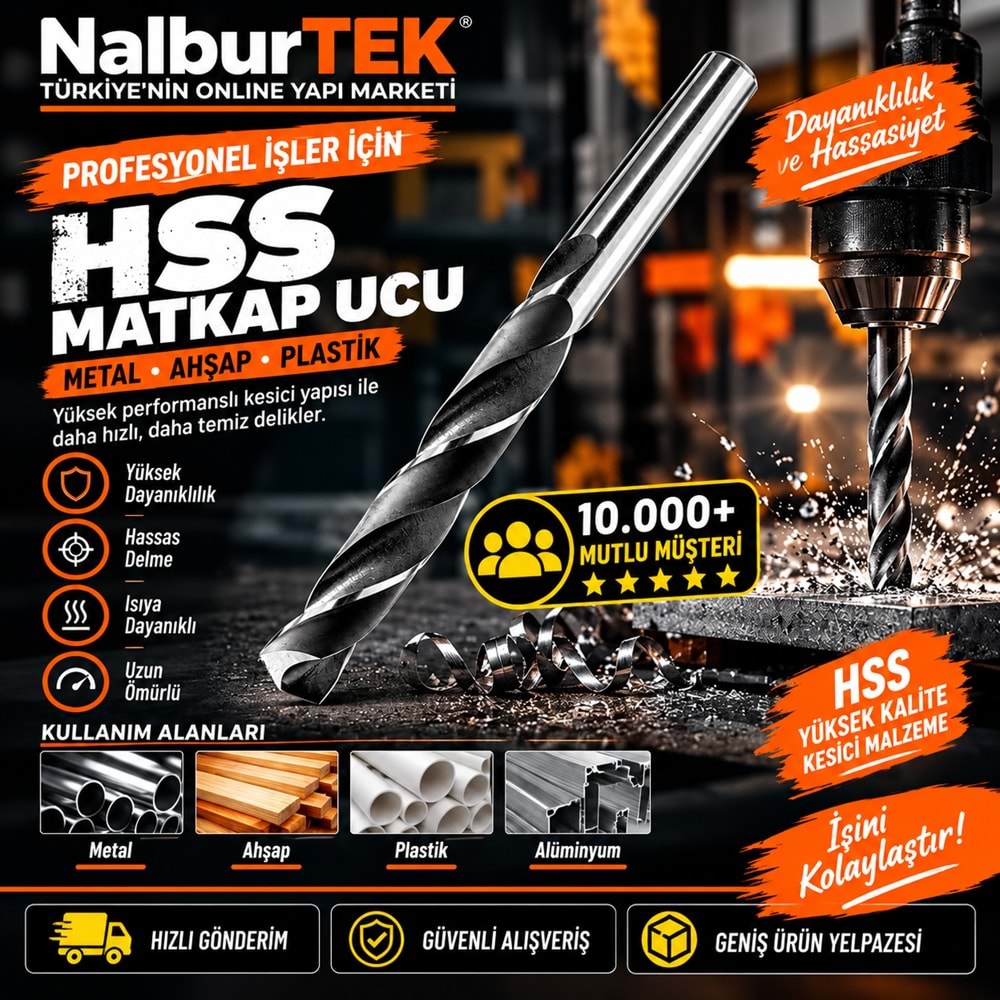Hss Demir Matkap Ucu 1mm