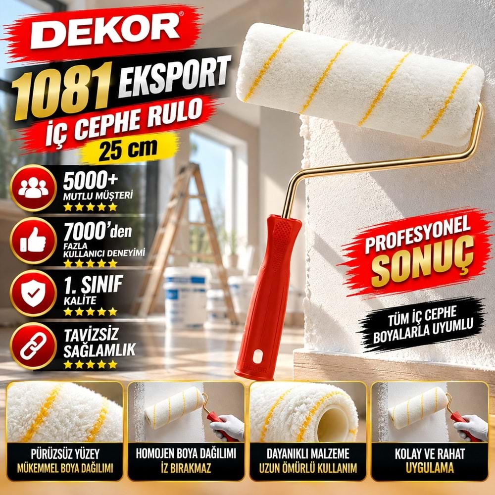 Dekor 1081 Eksport İç Cephe Rulo 25cm