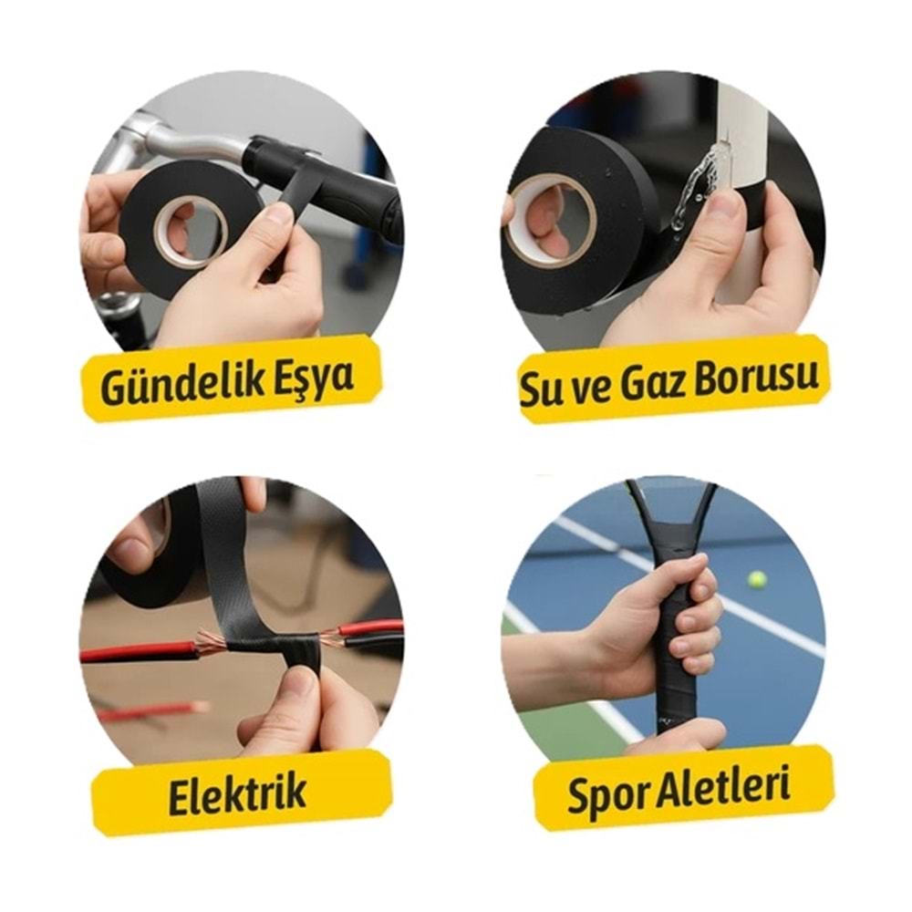 Kendinden Eriyen Kauçuk Bant 19x8mt