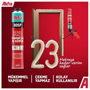 Akfix 805P Tabancalı Pu Köpük 750ml