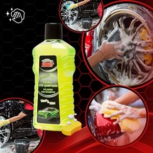 Autokit Cilalı Oto Şampuanı Parfümlü 1 Lt.