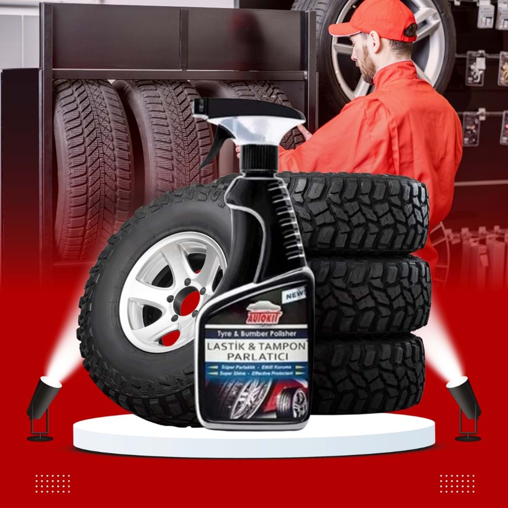 Autokit Lastik Temizleyici ve Parlatıcı 500ml