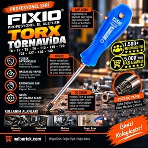 Fixio Torx Tornavida T30