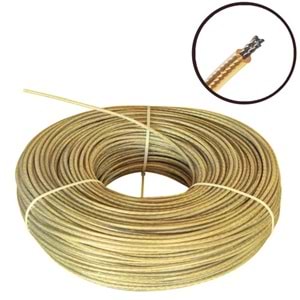 İzoleli Pvc Kaplı Çelik Tel Halat 4mm - 200mt